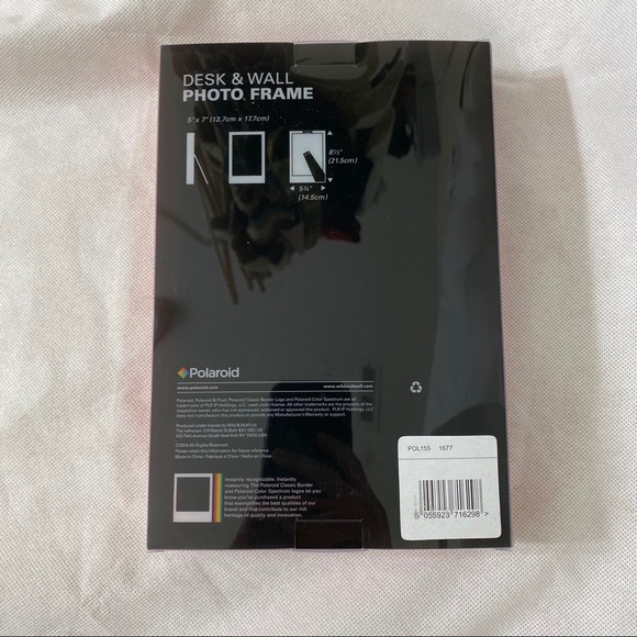 Polaroid Accents Nwt Polaroid Desk Wall Frame Poshmark